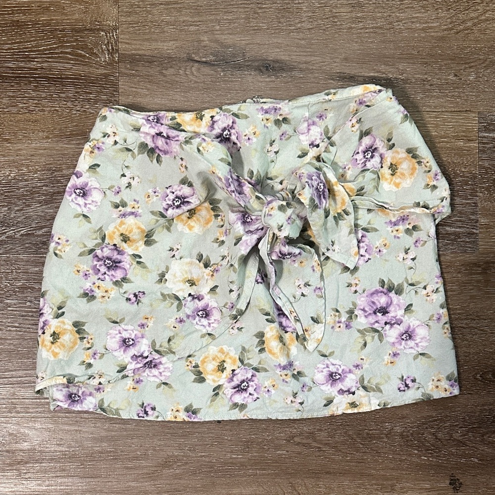 Floral Print Women's Mini Skirt